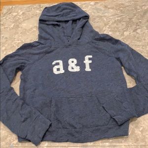 Abercrombie & Fitch kids blue hoodie, XL.